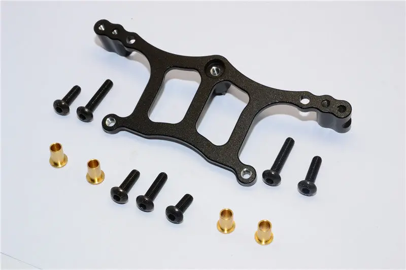 Tamiya Wr02c & Wild Willy 2 Aluminum Front Shock Tower - 1Pc Set Black 1