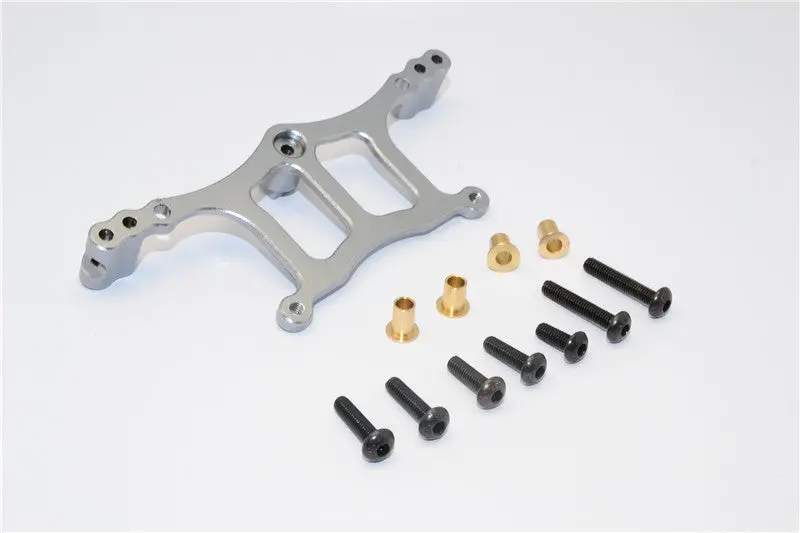 Tamiya Wr02c & Wild Willy 2 Aluminum Front Shock Tower - 1Pc Set Gray Silver 1