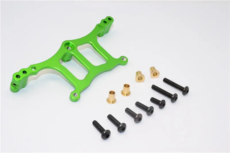 Tamiya Wr02c & Wild Willy 2 Aluminum Front Shock Tower - 1Pc Set Green 1