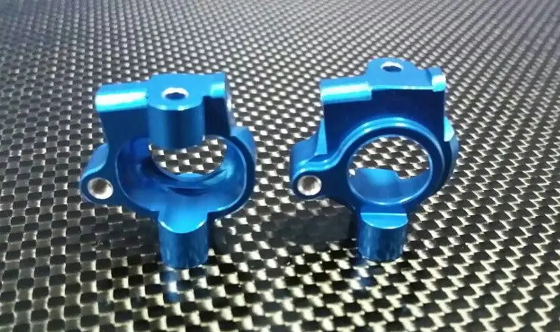 Tamiya Xv-01 Aluminum Front C-Hub - 1Pr Blue 1