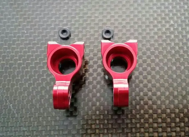 Tamiya Xv-01 Aluminum Rear Knuckle Arm - 1Pr Set Red 1