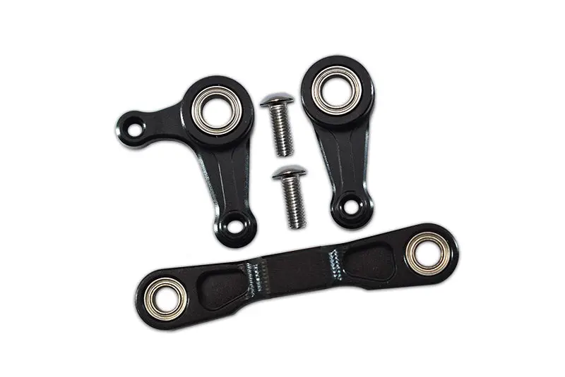 Tamiya Xv-01 Aluminum Steering Assembly With 5X8 Bearings - 3 Pcs Set Black 1