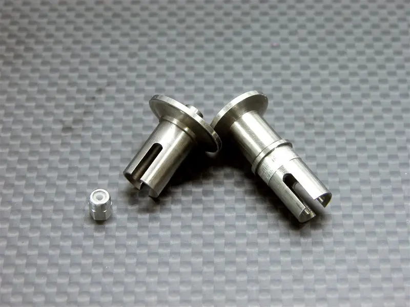 Team Associated Rc18t Titanium Front/Rear Ball Differential Joint With Lock Nut - 2 Pcs Set 1