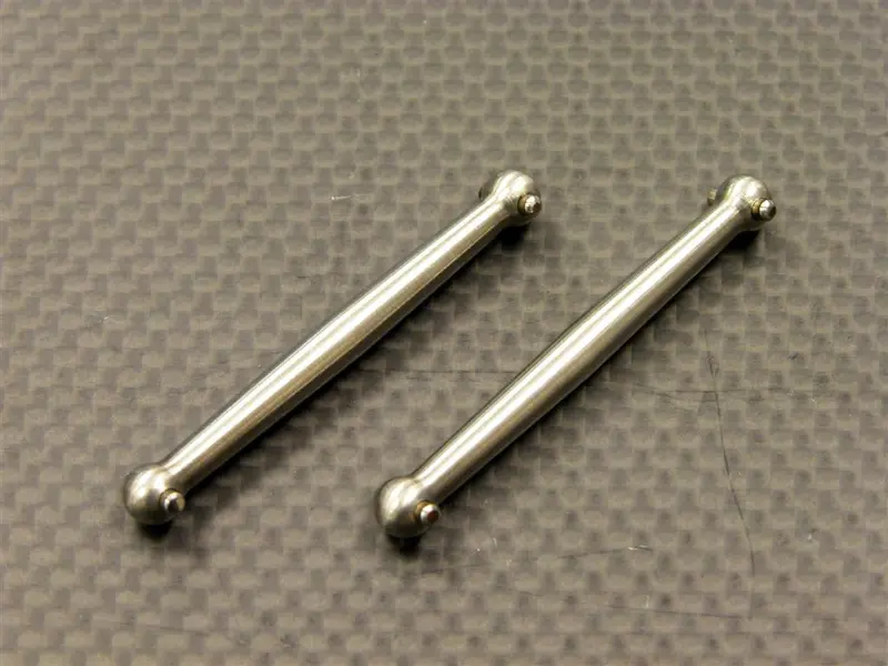 Team Associated Rc18t Titanium Front/Rear Dog Bone (43Mm) - 1 Pr 1