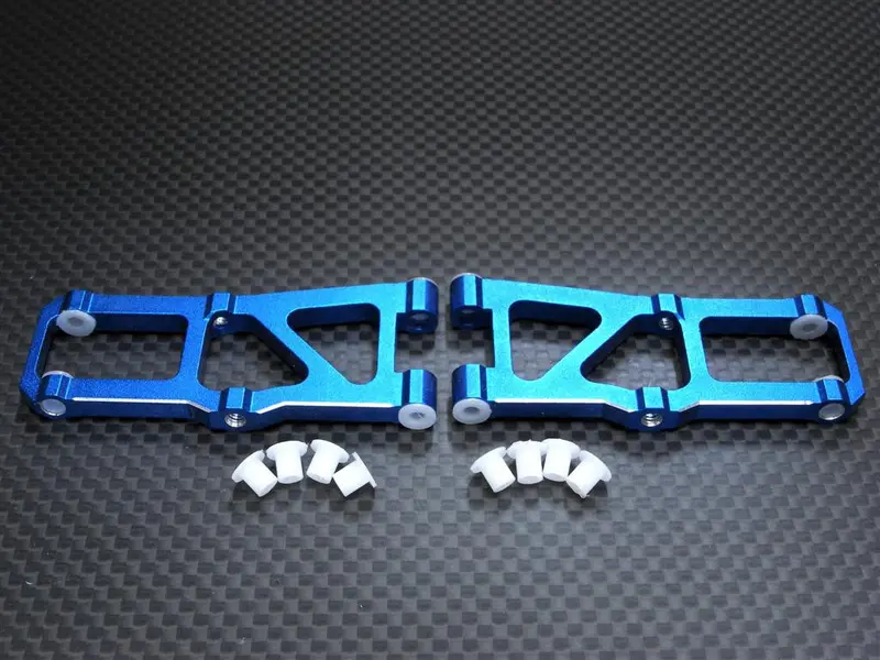 Team Associated Tc3 Aluminum Front Arm Set - 1 Pr Blue 1