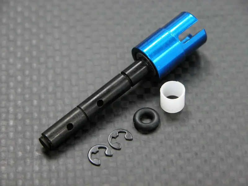 Team Associated Tc3 Aluminum Mid Oneway Bearing + Strong Shaft Set - 1 Set Blue 1