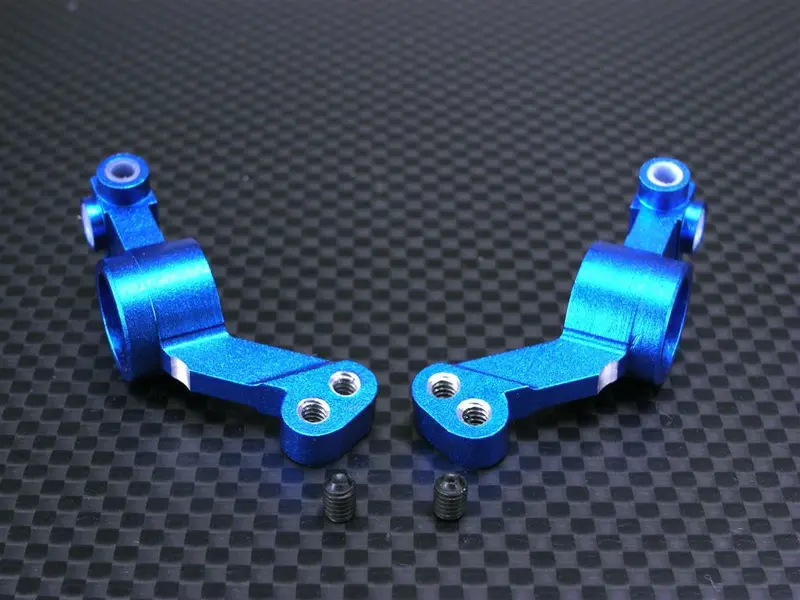 Team Associated Tc3 Aluminum Rear Knuckle Arm Set - 1Pr Blue 1