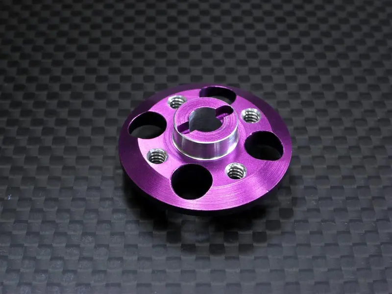 Team Associated Tc3 Aluminum Spur Gear Adaptor (1 Degree) - 1 Pc Purple 1