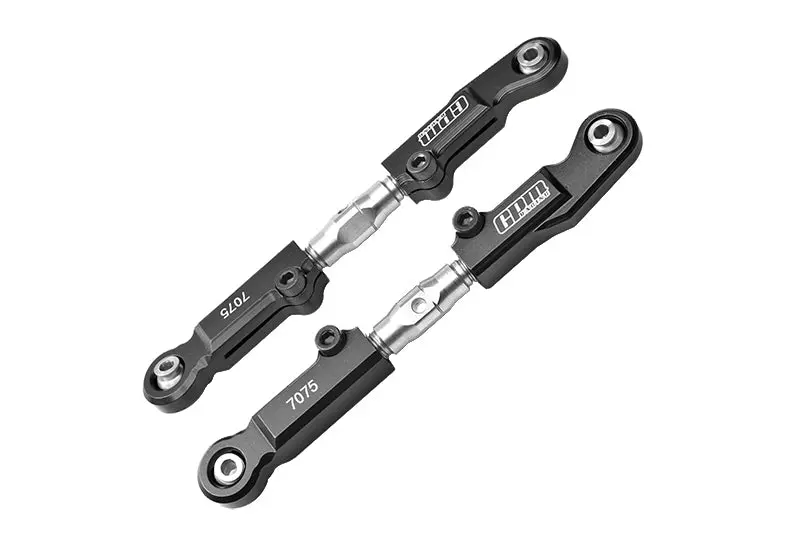 Team Corally 1/10 Sketer Xl4s C-00191 Aluminum 7075-T6 + Stainless Steel Rear Camber Links - Black 1