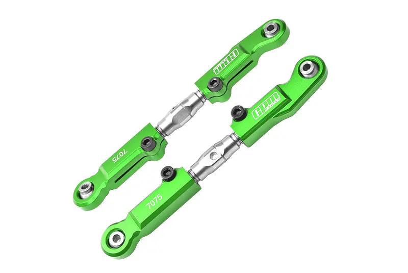 Team Corally 1/10 Sketer Xl4s C-00191 Aluminum 7075-T6 + Stainless Steel Rear Camber Links - Green 1
