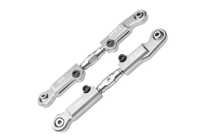 Team Corally 1/10 Sketer Xl4s C-00191 Aluminum 7075-T6 + Stainless Steel Rear Camber Links - Silver 1