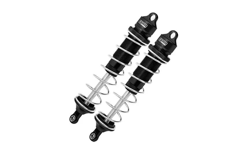 Team Corally 1/10 Sketer Xl4s C-00191 Aluminum Front Or Rear Adjustable Dampers 130Mm - 2Pc Set Black 1