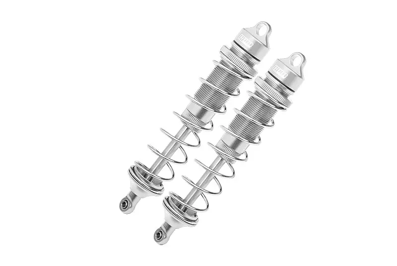 Team Corally 1/10 Sketer Xl4s C-00191 Aluminum Front Or Rear Adjustable Dampers 130Mm - 2Pc Set Silver 1