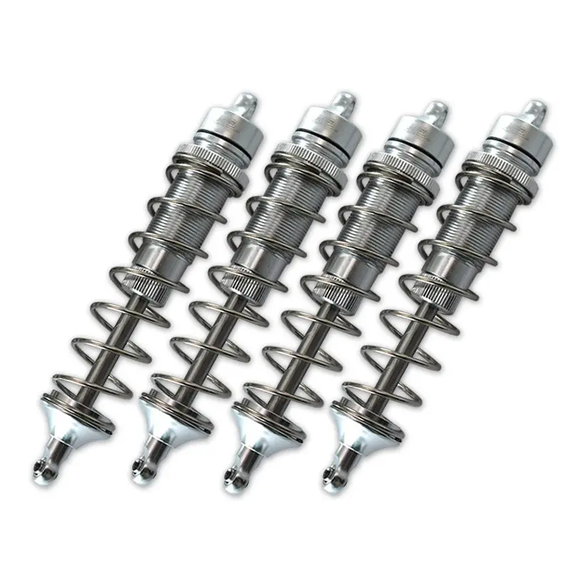 Team Corally 1/10 Sketer Xl4s C-00191 Aluminum Front & Rear Adjustable Dampers 130Mm - 4Pc Set Silver 1