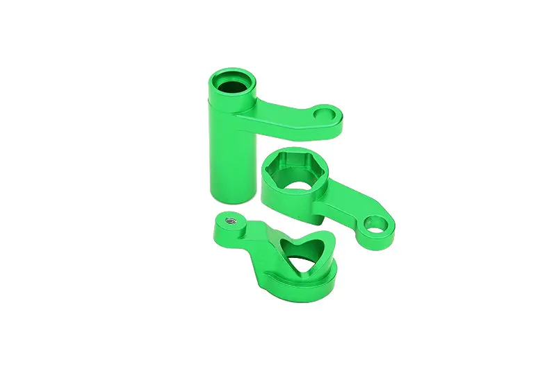 Team Corally 1/10 Sketer Xl4s C-00191 Aluminum Steering Assembly - 3Pc Set Green 1