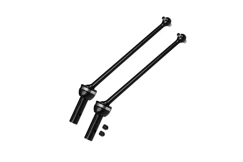 Team Corally 1/10 Sketer Xl4s C-00191 Carbon Steel Front Cvd Drive Shaft - 4Pc Set Black 1
