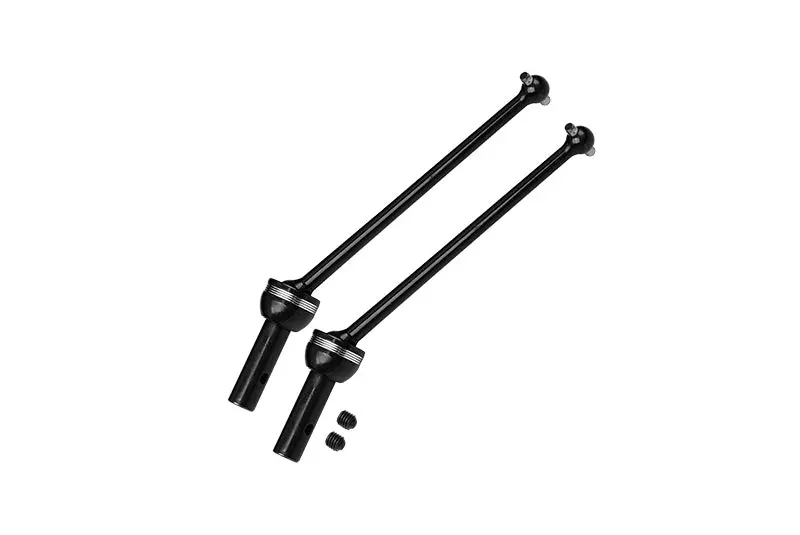 Team Corally 1/10 Sketer Xl4s C-00191 Carbon Steel Rear Cvd Drive Shaft - 4Pc Set Black 1