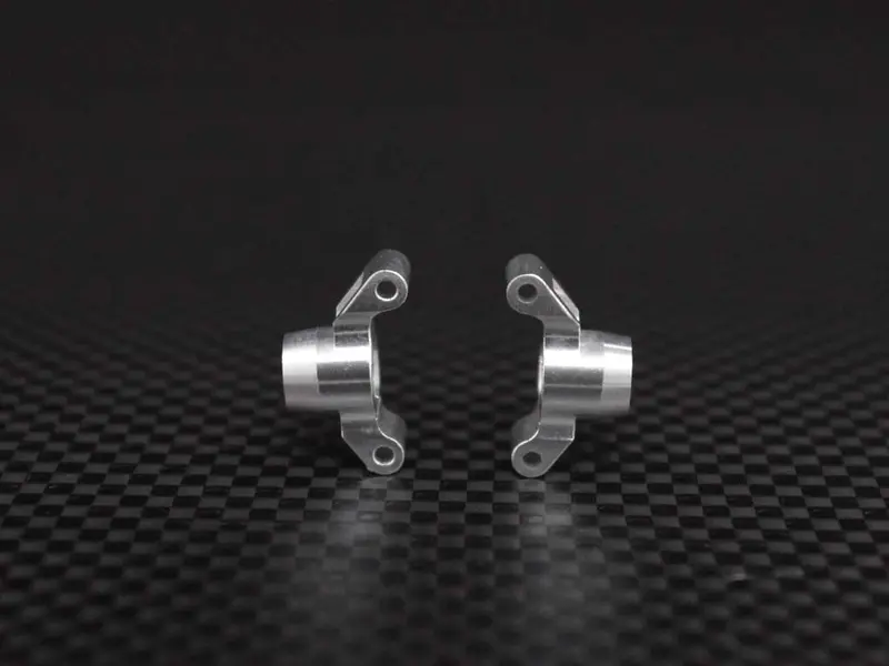 Team Losi 1/24 Micro Sct & Micro Rally Car Aluminum Rear Kncukle Arm - 1Pr Silver 1