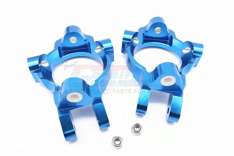 Team Losi 5Ive-T Aluminum 7075 Front C-Hub - 1Pr Blue 1