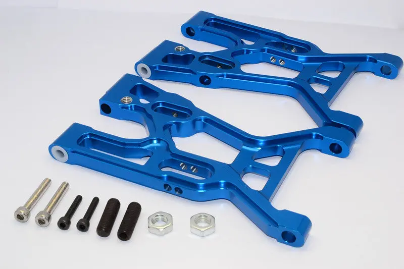 Team Losi 5Ive-T Aluminum 7075 Front Suspension Arm - 1Pr Blue 1