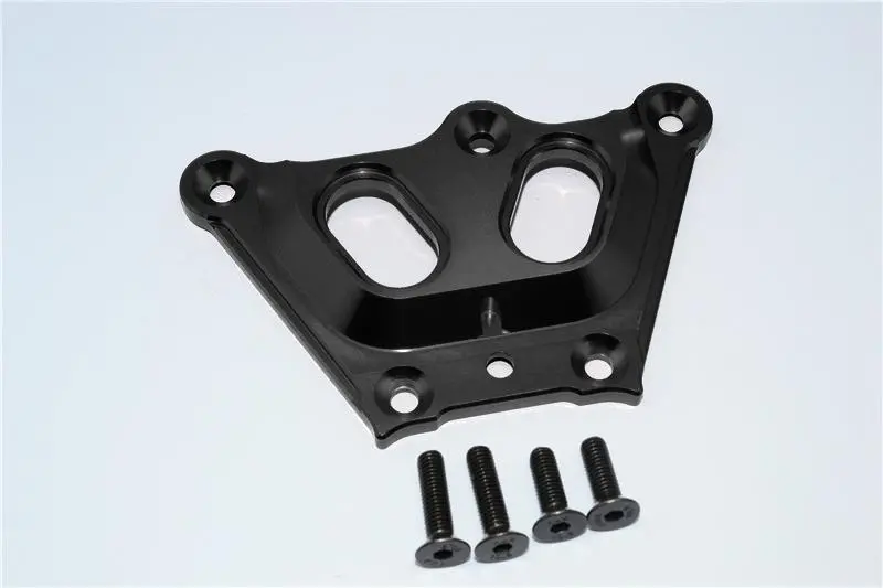 Team Losi 5Ive-T Aluminum 7075 Front Top Chassis Brace - 1Pc Black 1