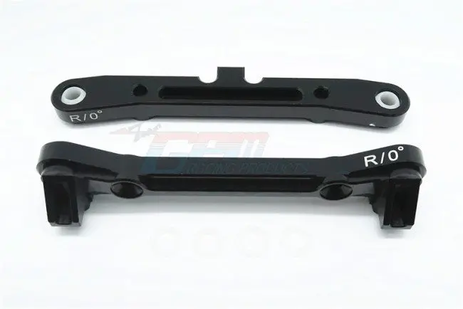 Team Losi 5Ive-T Aluminum 7075 Rear Arm Bulk (4 Degree) - 2Pcs Black 1