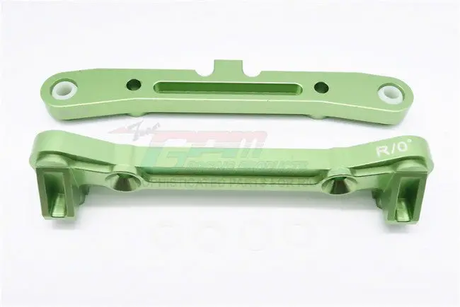 Team Losi 5Ive-T Aluminum 7075 Rear Arm Bulk (4 Degree) - 2Pcs Green 1