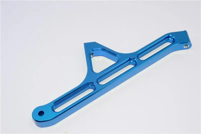 Team Losi 5Ive-T Aluminum 7075 Rear Chassis Brace - 1Pc Blue 1