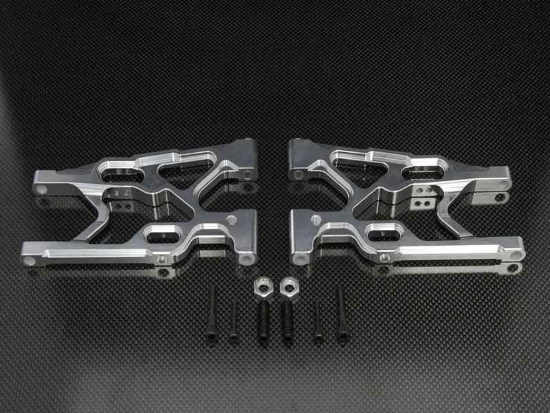 Team Losi 5Ive-T Aluminum 7075 Rear Suspension Arm - 1Pr Silver 1