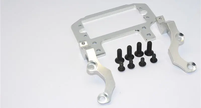 Team Losi 5Ive-T Aluminum Connction Mounts Of The Center Gear Box - 3Pcs Set Silver 1