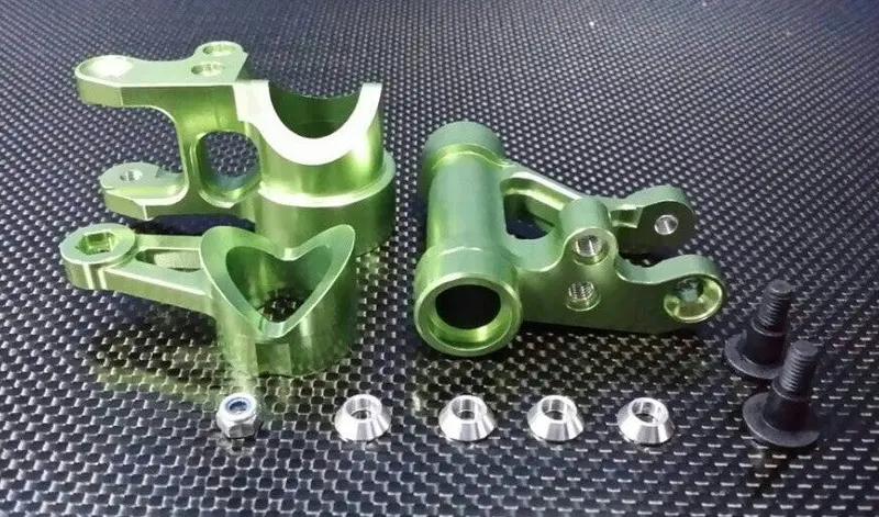 Team Losi 5Ive-T Aluminum Steering Assembly - 3Pcs Set Green 1