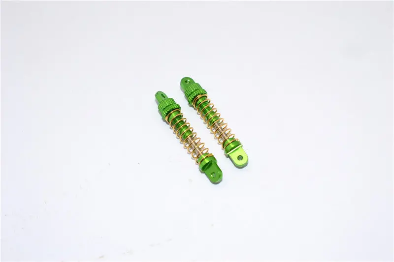 Team Losi Micro T Aluminum Front Adjustable Shock (28Mm) - 1Pr Set (New Design) Green 1