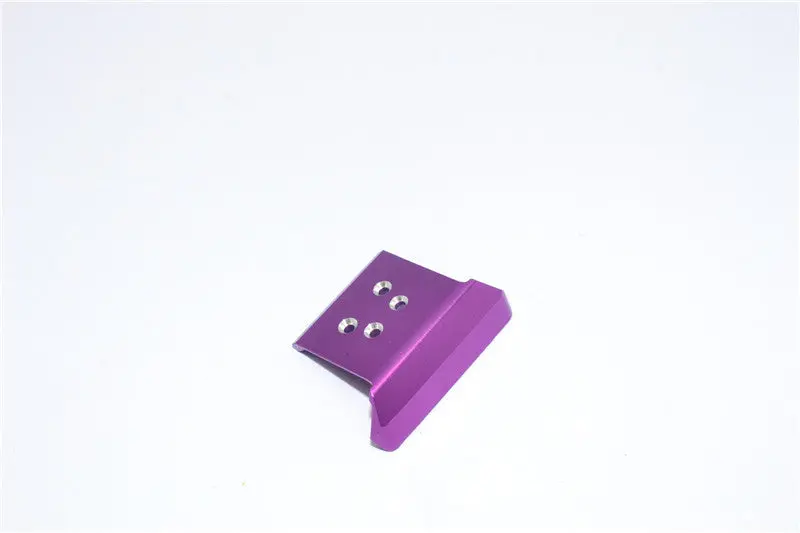 Team Losi Micro T Aluminum Front Bumper (Large Size) - 1Pc Purple 1