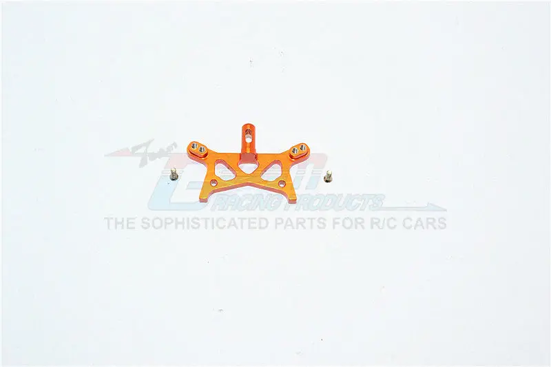 Team Losi Micro T Aluminum Front Shock Tower With Screws - 1Pc Set Orange 1