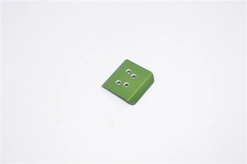 Team Losi Micro T Aluminum Front Skid Plate - 1Pc Green 1