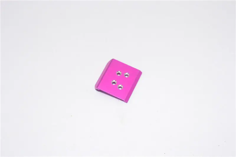 Team Losi Micro T Aluminum Front Skid Plate - 1Pc Pink 1