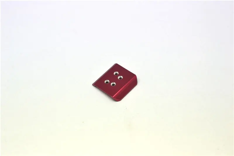 Team Losi Micro T Aluminum Front Skid Plate - 1Pc Red 1