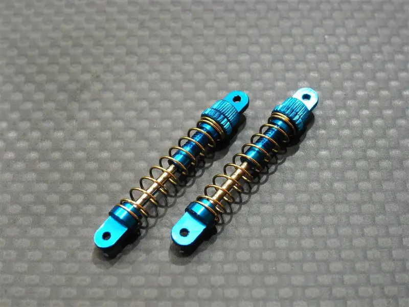 Team Losi Micro T Aluminum Rear Adjustable Shock (31Mm) - 1Pr Set (New Design) Blue 1