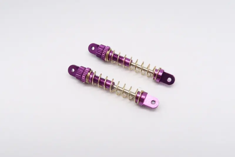Team Losi Micro T Aluminum Rear Adjustable Shock (31Mm) New Design - 1Pr Set Purple 1