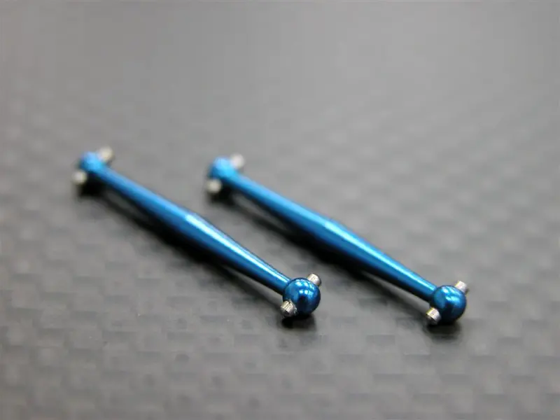 Team Losi Micro T Aluminum Rear Dog Bone - 1Pr Blue 1