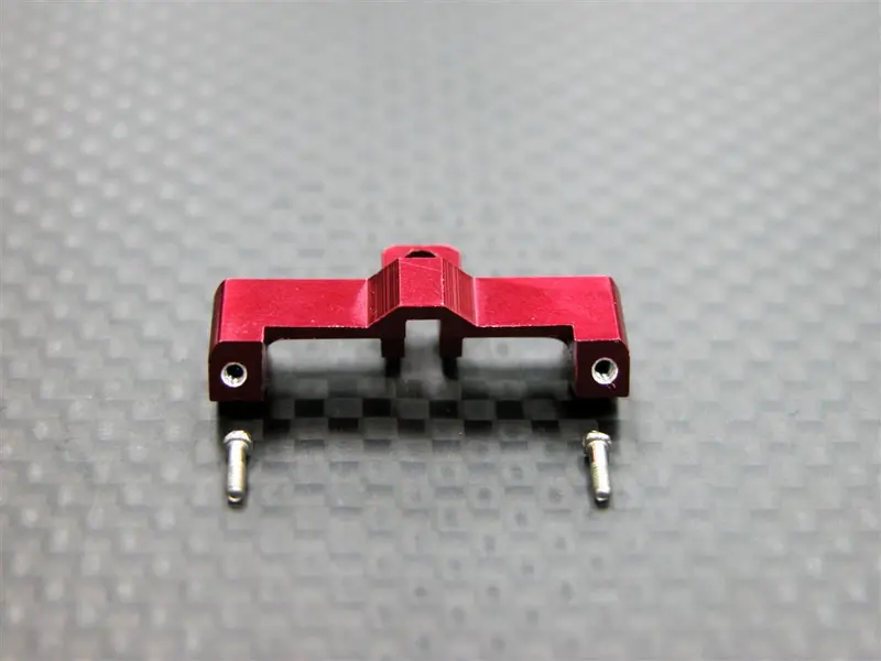 Team Losi Micro T Aluminum Steering Tie Rod With Screws - 1Pc Set Red 1