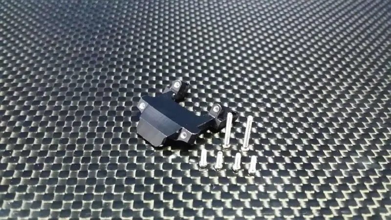 Team Losi Micro T Aluminum Upper Cap With Screws - 1Pc Set Black 1
