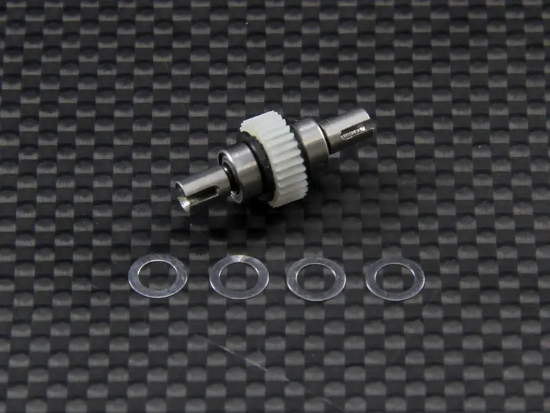 Team Losi Micro T Bronze & Steel Differential Gears + Delrin Main Gear + Steel Diff Shaft - 1 Set 1