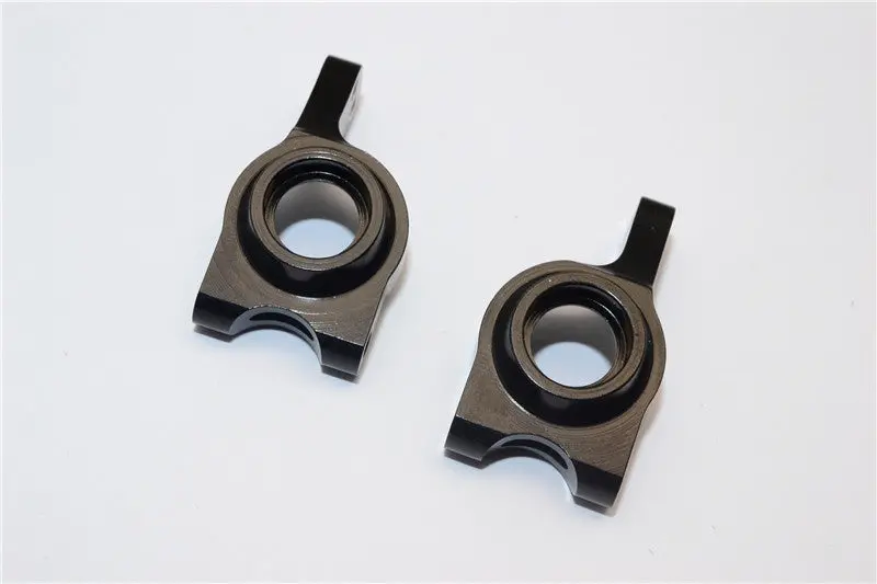 Team Losi Mini 8Ight & 8Ight-T Aluminum Rear Knuckle Arm - 1Pr Set Black 1