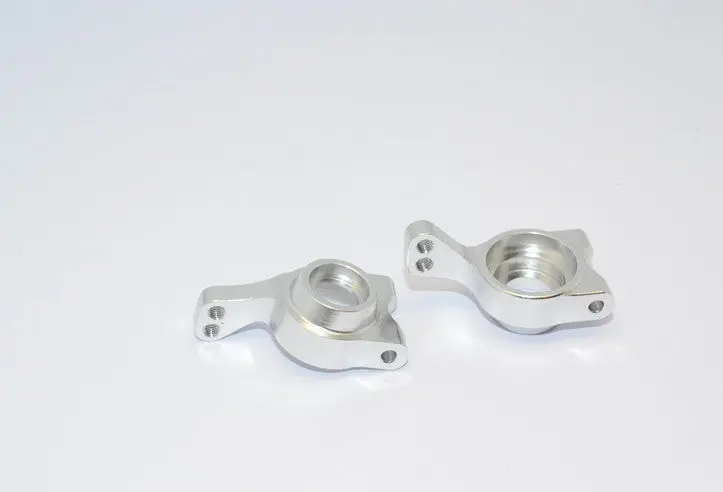 Team Losi Mini 8Ight & 8Ight-T Aluminum Rear Knuckle Arm - 1Pr Set Silver 1