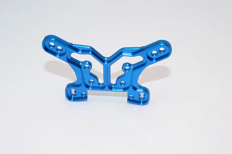 Team Losi Mini 8Ight & 8Ight-T Aluminum Rear Shock Tower (Thicker) - 1Pc Set Blue 1