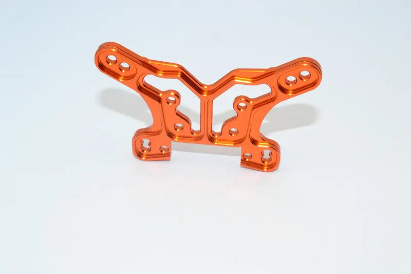Team Losi Mini 8Ight & 8Ight-T Aluminum Rear Shock Tower (Thicker) - 1Pc Set Orange 1