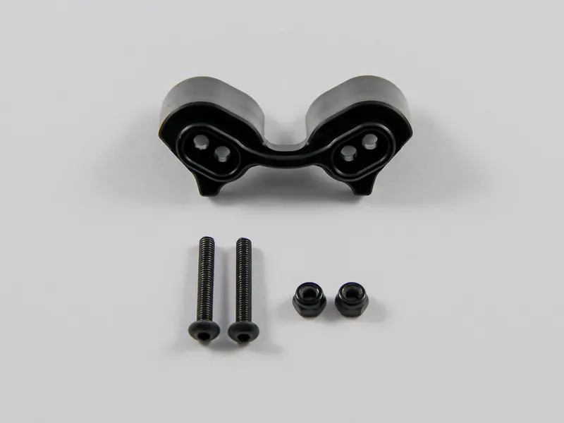 Team Losi Mini 8Ight & 8Ight-T Black Delrin Front Damper Protection Cap - 1 Set Black 1