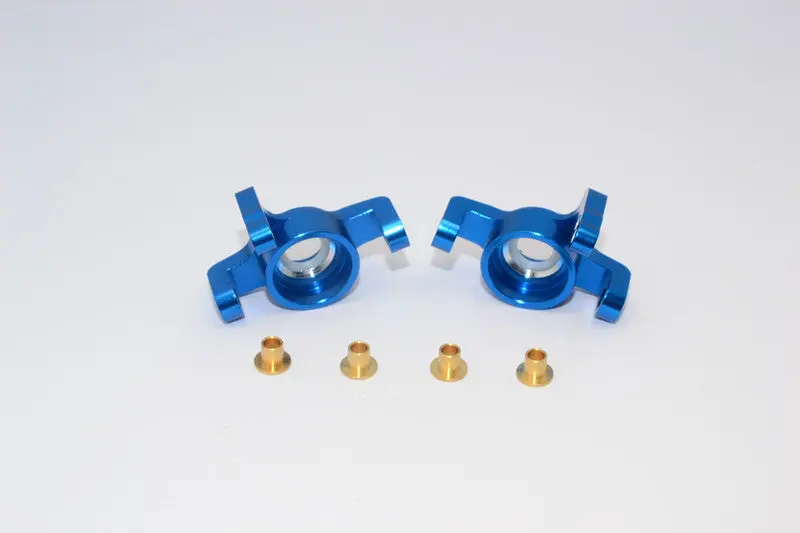 Team Losi Mini 8Ight & 8Ight-T Front Knuckle Arm - 1Pr Set Blue 1