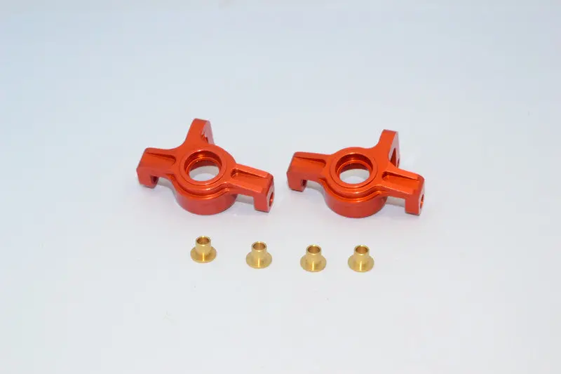 Team Losi Mini 8Ight & 8Ight-T Front Knuckle Arm - 1Pr Set Orange 1